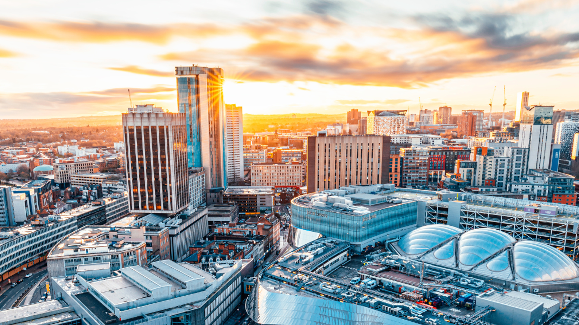 City scape of Birmingham